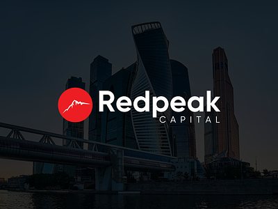 Redpeak Capital Logo brand identity branding design logo logo design