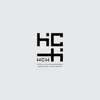 Logo design "HCH" adobe illustrator adobe photoshop branding consulting crete design development flat grafikonart graphic design hch hotels illustration logo logo design management rethymno ui vector villas