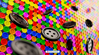 Buttons 3d Abstract Background 3d 3d animation 3d design 3d rendering design illustration