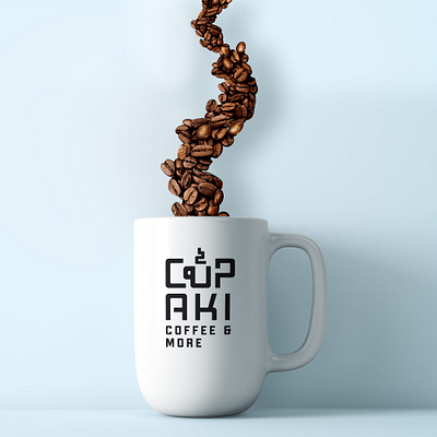Logo design "Cupaki" Coffee & more adobe illustrator adobe photoshop branding coffee crete cup design flat graphic design illustration logo logo design more rethymno ui vector