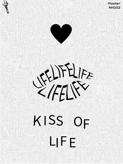 KISS OF LIFE graphic design