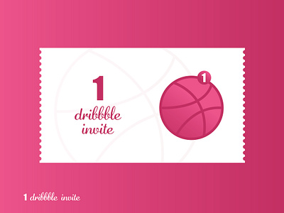 dribbble invite design graphic design illustration vector