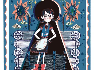 Secret Garden artstudio childrenbook illustration sketch