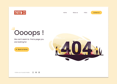 404 error page 404 404 error page 404 page daily ui dailyui figma ui web page