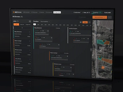 Scheduler Drone Interface Design Dashboard dashboard designer dashboard interface data visualization drone drone dashboard drone interface design drone scheduler ui drone ui research graphic designer interface interface designer interface designer drone map data interface map view map visualization technology ui uiux designer user dashboard user interface user interface drone