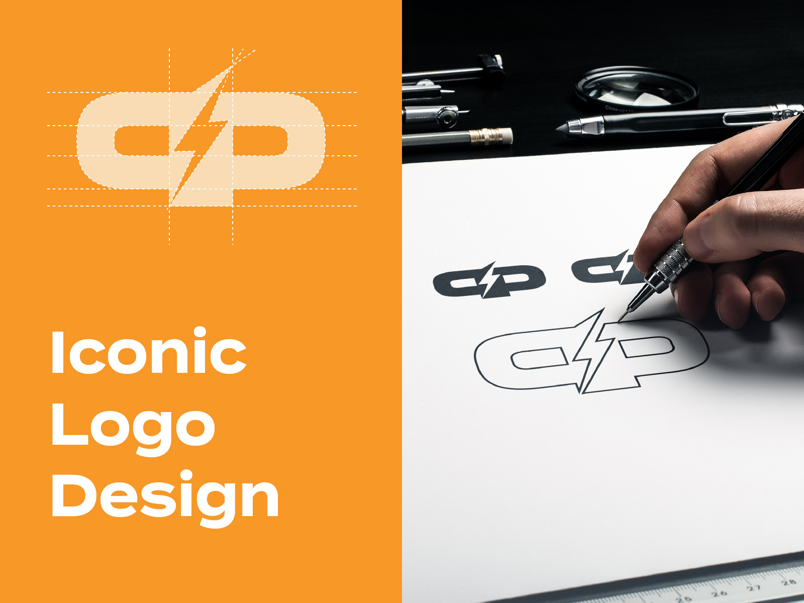 QP Logo | QP Bolt Logo | Minimal Logo Mark abstract bolt logo brand identity branding branding design creative logo design energy logo identity logo logo design logos solar panel