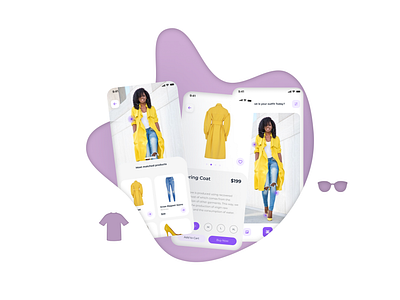 UI Challenge: Shazam for Clothes design graphic design illustration logo mobile design product design ui uidesign user experience design ux