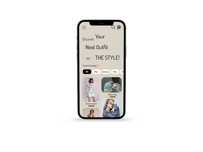 Online shop app mobile onlineshop ui