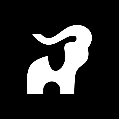 Elephant Logo branding elephant design elephant logo logocombination logodesign logogram logotype negativespace negativespacelogo