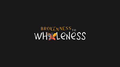 Brokenness to Wholeness - Logo design brokeness to wholeness butterfly clean simple logo butterfly logo butterfly minimal logo butterfly vector logo design graphic design logo logo design vector