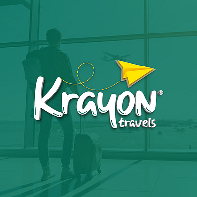 "Krayon Travels" Branding Design agency branding design graphic design identity illustration logo travel trip typography vector visual