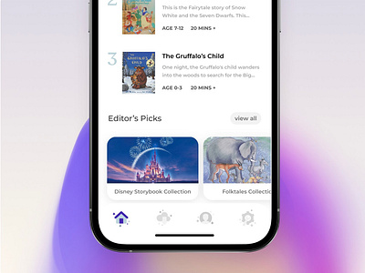 Mobile App Design for Tale Player: Contemporary UX UI Design app bitcoin concept crypto design eth etherium futurism kids logo mobile pink tale ui ux uxui