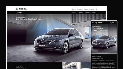 Śkoda Egypt - Microsite Landing Page skoda landing page microsite