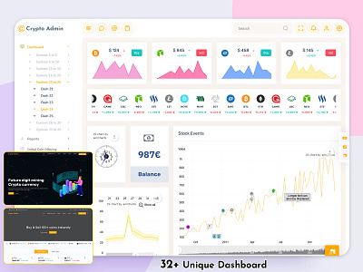 Crypto Cards Dashboard Template admin dashboard admin template backend dashboard bootstrap admin template cards crypto cards crypto currency dashboard template ethereum ico dashboard product design software dashboard tokenize wallet web apps website