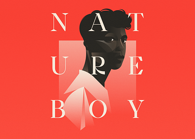 Nature Boy art direction character design design graphic design illustration nat king cole nature boy poster studio soleil