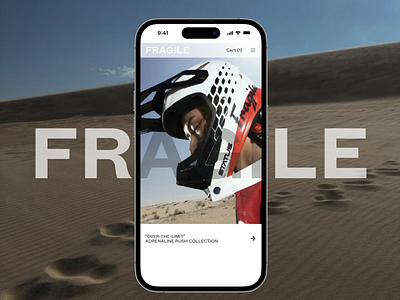 FRAGILE - CONCEPT UI/UX app graphic design ui ux
