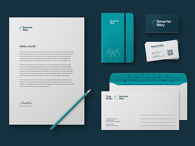 Stationery design – Smarter Way branding graphic design logo