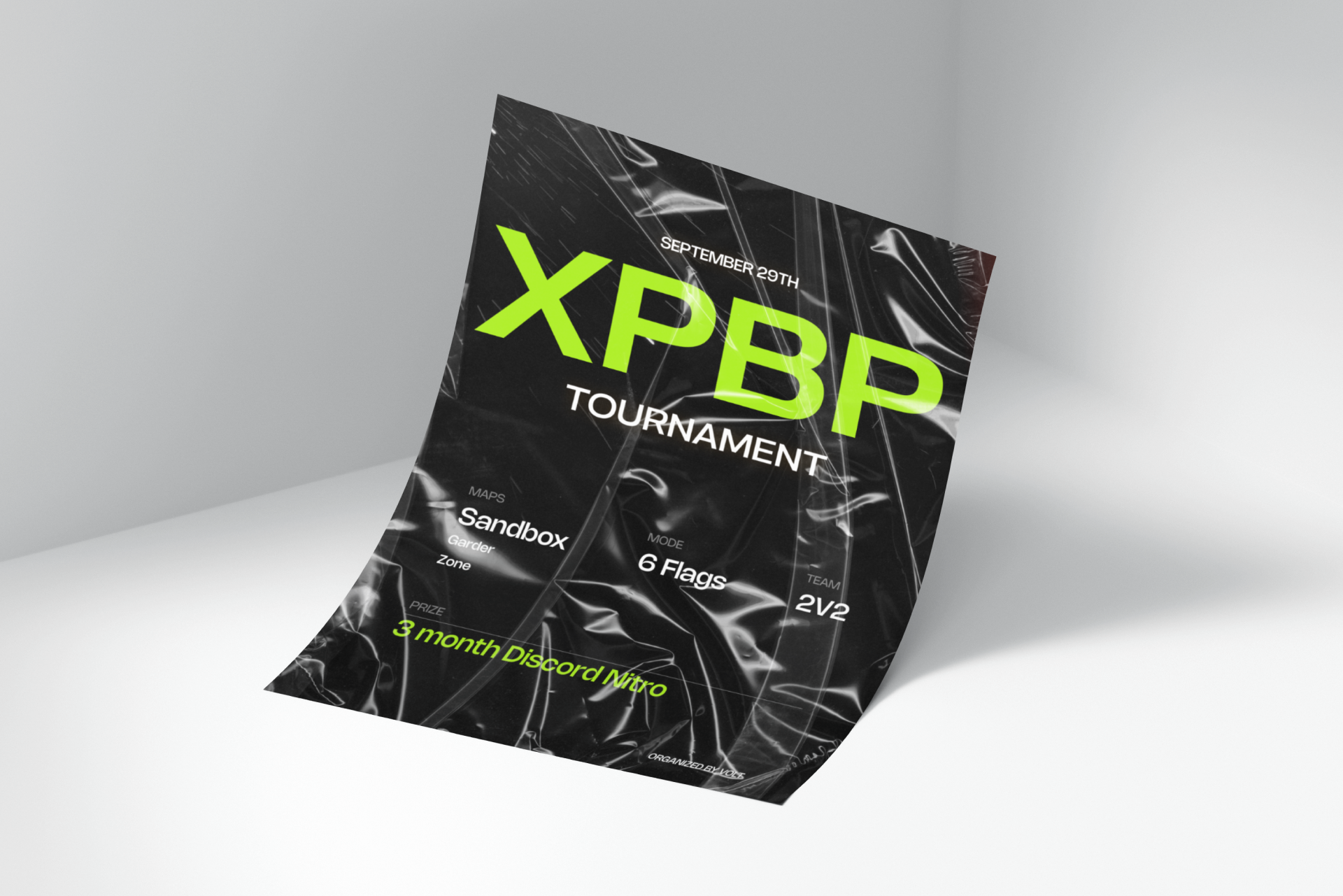 Poster Design for a Game Tournament branding design poster