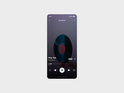 Daily UI challenge #009 - Music Player dailychallenge dailyui design mobile music player ui uidesign uiux uiux dailyachallenge