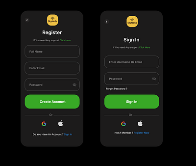 Register and Sign in adobe xd challenge daily ui design figma illustration register sign in ui ui design user experience ux