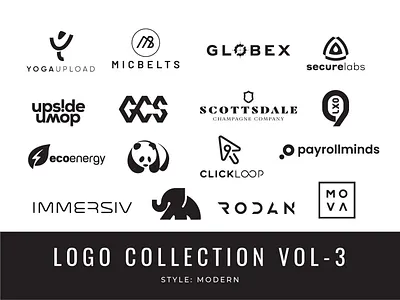 Modern Minimalist Logo Collection Vol. 3 logo logo design minimal logo minimalist minimalist logo modern logo