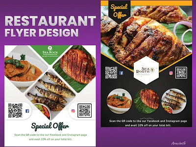 Flyer Design - Restuarant branding design digital digital marketing flyer graphic design logo social media