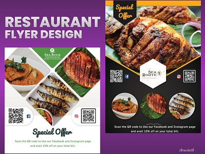 Flyer Design - Restuarant branding design digital digital marketing flyer graphic design logo social media