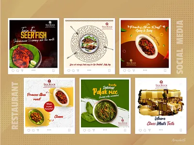 Social Media Design - Restaurant branding design digital digital marketing flyer graphic design hotel logo post restaurant social media social media post