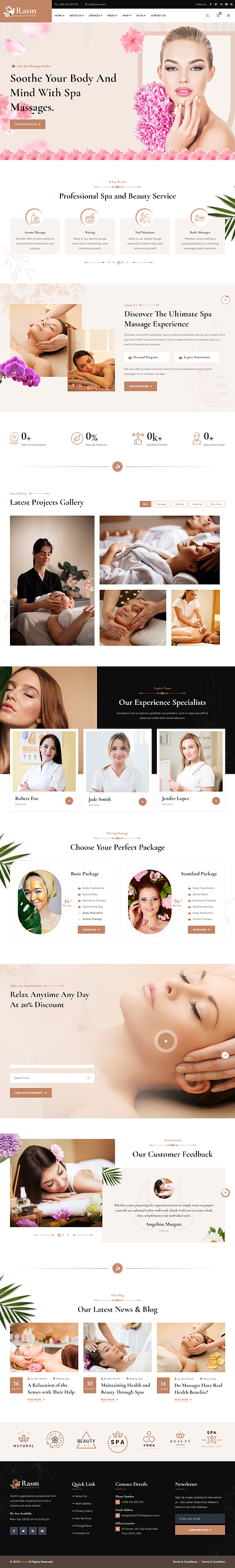 Rasm – Beauty Spa Care & Nail Salon HTML Template yoga