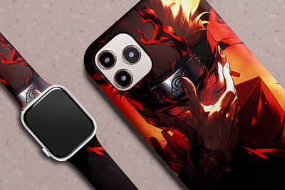 d. aslam animation anime apple case iphone iwatch naruto phone phone case smart watch smartphone watch