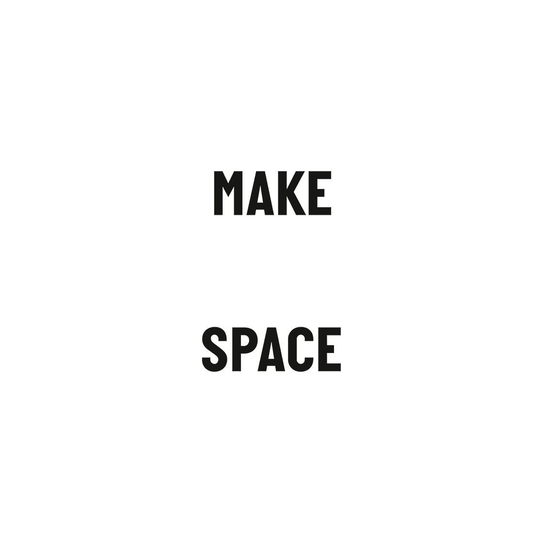Make Space - Logo Animation logo animation loop