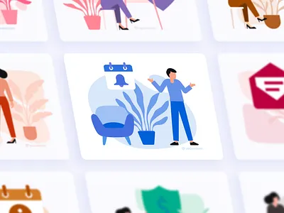 Reminder | Free Vector illustration by Vectorloom.com alert design flat illustration reminder ui vector