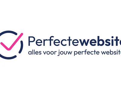 Logo PerfecteWebsite.nl brand branding design flat logo photoshop webdesign website