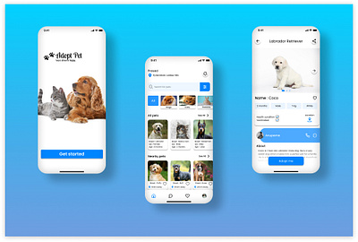 Pet Adoption #dailyui app branding pet adoption ui ui design user user interface