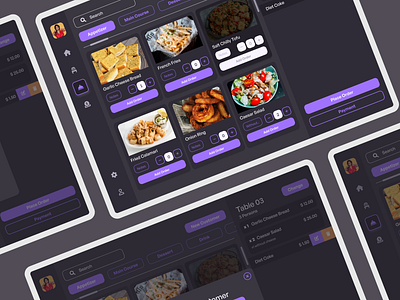 Cafe Restaurant Dashboard POS System Waitress Roles cafe cashier cashier dashboard check out dashboard food food app foodshop management point of sales pos pos dashboard pos design pos system pos terminal product product design restaurant terminal waitress