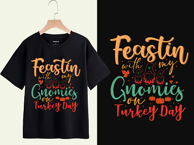 Thanksgiving day T shirt design day design emblem festival illustration pumpkin thanksgiving tshirt design turkey turkey day turkish typography usa vector