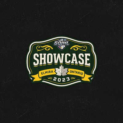 GOJHL Showcase 2023 branding design gojhl graphic design hockey illustration logo