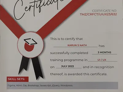 UI UX CERTIFICATION