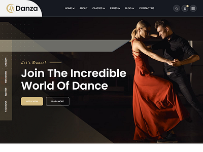 Danza - Dancing School and Ballet Studio HTML Template yoga