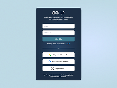 Account Sign Up account branding buttons forms input mobile sign up ui ux web design