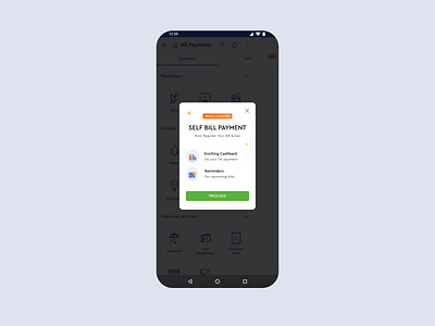 New Feature Intro Popup banking bbps billpayment cleanui elegantdesign fintechapp intropage mobiledesign newfeatureintropopup newlaunch offers paymentsapp selfbillpayment serviceintropage serviceintropopup ui ux