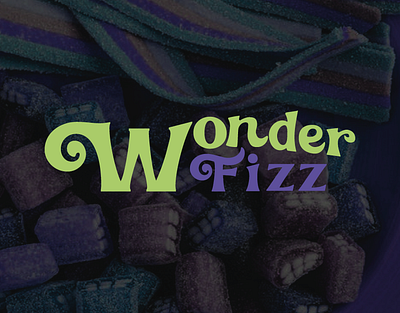 Wonderfizz (fictional project) branding design graphic design ilustrator logo typography vector