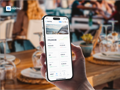 Mobile App | Norma - x15 profit for your Hospitality biz 🍽 ai design hotel mobile mobile app product design restataurant saas ui ux