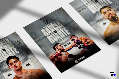 GARCIA vs DUARTE boxing branding design graphic design logo photoshop sports