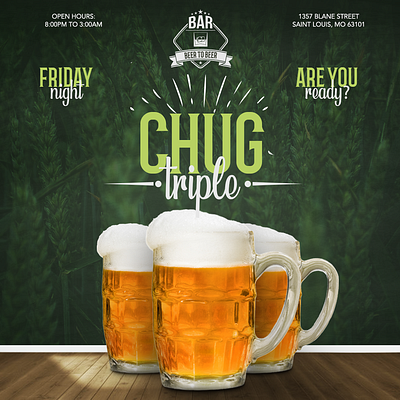 Beer Poster graphic design poster social media