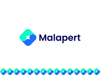 Malapert Logo Design abstract logo brand identity brand logo branding company logo freelance designer graphic design identity design lettermark logo logo idea m m logo minimalist modern logo monogram vector visual identity visvibe