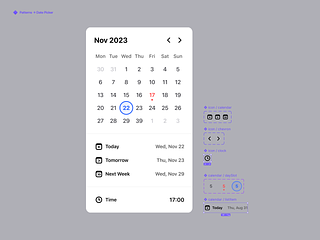 Browse thousands of Datepicker images for design inspiration | Dribbble