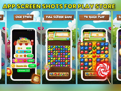 APP Screenshots for Play Store app screen shots graphic design ui ux app store ui ux designing