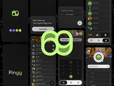 Pingg.com - Simple Swift & Secure animation app branding design graphic design illustration logo ui ux vector