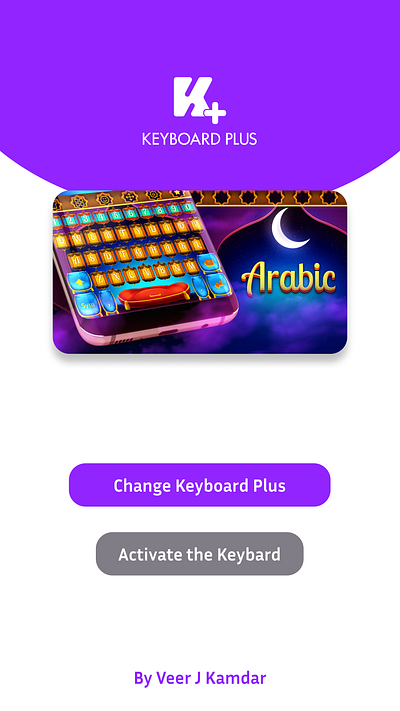 Keyboard Plus android app branding illustration mobile ui